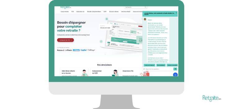 Retraite.com lance Athéna, son chatbot dédié à la retraite