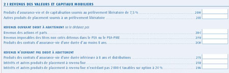 assurance vie cases declaration