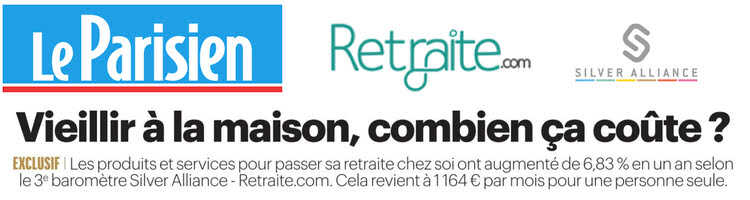 La France compte près de 15 millions de retraités et plus de 85 % d’entre eux souhaitent vieillir à domicile. Pour la troisième année consécutive, Retraite.com et la Silver Alliance ont établi le coût du bien vieillir à domicile lorsque l’on a 65 ans, 75 ans ou 85 ans. Combien ça coûte de bien vieillir à domicile - 3ème édition