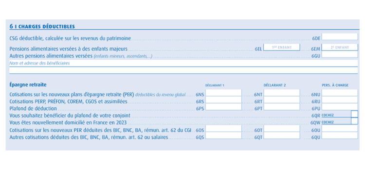 case déclaration per