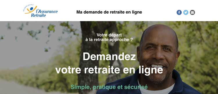 Accès à sa retraite en ligne avec Mademandederetraiteenligne.fr