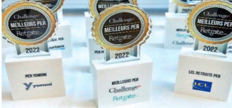 meilleurs PER 2022 - Labels Retraite.com et Challenges